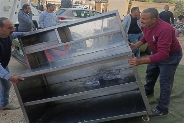  الجيزة ترفع 1900 حالة تعد وإشغال للمنشآت التجارية والمقاهي بحدائق الأهرام