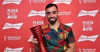 برونو فيرنانديز أفضل لاعب في مباراة البرتغال وأوروجواي بكأس العالم