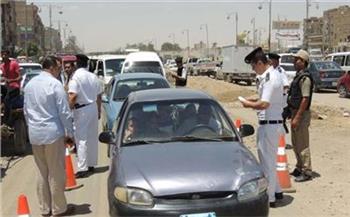 حملات مرورية بالقاهرة لرصد المخالفات