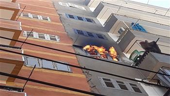   السيطرة على حريق شقة سكنية فى منطقة المنيرة الغربية