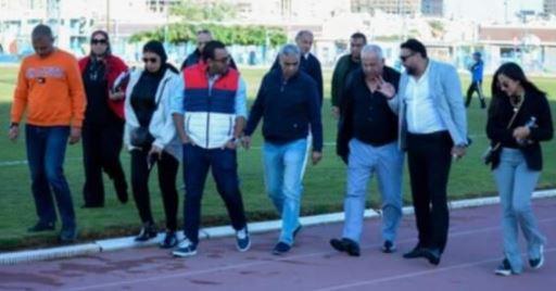 فرج عامر في مران سموحة