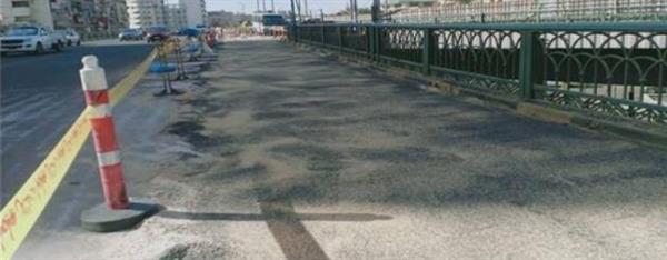 غلق جزئي لمطلع كوبري الجيزة المعدني 3 أيام لاستكمال رفع كفاءة الطبقة الاسفلتية