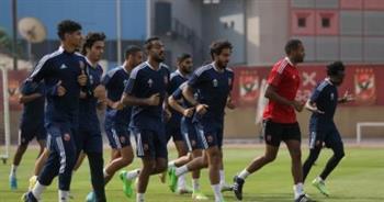مران الأهلي| تدريبات استشفائية للمشاركين في مباراة الداخلية