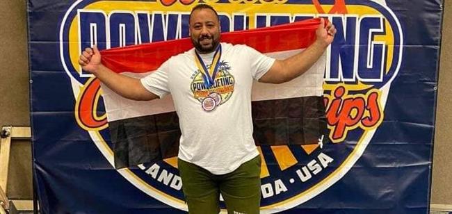 موظف بجامعة طنطا يحصد الميدالية الذهبية في بطولة العالم للقوة البدنية بأمريكا