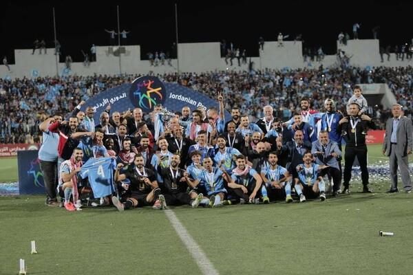 الفيصلي يتوج بدوري المحترفين لكرة القدم الأردني لموسم 2022
