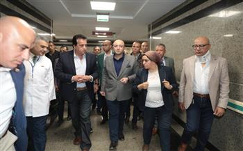   وزير الصحة ومحافظ بني سويف يتفقدان التشغيل التجريبي لمستشفى اهناسيا