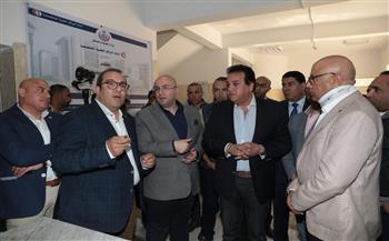 وزير الصحة ومحافظ بني سويف يتفقدان المستشفى المركزي بالمدينة الجديدة شرق النيل