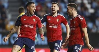   أوساسونا يفوز على سيلتا فيجو 2-1 في الدوري الإسباني لكرة القدم