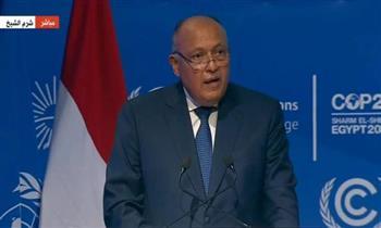 وزير الخارجية يدعو للتعامل بشكل جماعي للحفاظ على المناخ للأجيال القادمة