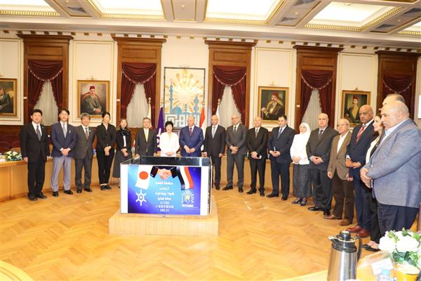 محافظ القاهرة يستقبل محافظ العاصمة اليابانية طوكيو