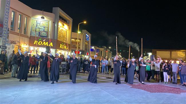 الحفل الثاني للثقافة بالسوق القديم بشرم الشيخ لفرقتي سوهاج والإسماعيلية للفنون الشعبية