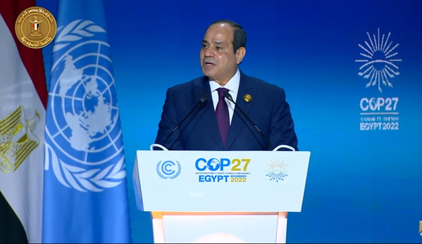 نص كلمة الرئيس السيسى أمام قمة المناخ «COP27»