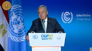   أمين الأمم المتحدة يشكر السيسي على التنظيم الرائع لمؤتمر المناخ