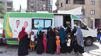 بدء أعمال القافلة الطبية المجانية بالوادي الجديد ضمن "حياة كريمة "