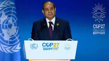   الرئيس السيسي: نتطلع لعمل مشترك بين دولنا لتنفيذ ما تم التوصل إليه بشأن جهود مكافحة تغير المناخ