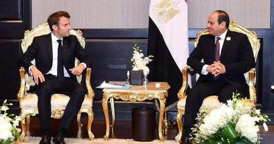الرئيس السيسي يؤكد تطلع مصر لتعزيز التنسيق السياسي وتبادل وجهات النظر مع فرنسا إزاء مختلف القضايا
