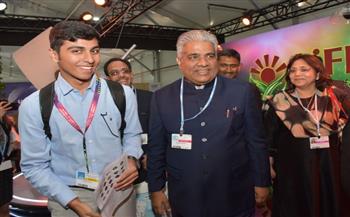   وزير البيئة الهندى وسفير الهند يفتتحان جناج الهند بقمة المناخ بشرم الشيخ