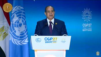   الرئيس السيسي يعرب عن تطلعه في أن يخرج «(COP27» بنتائح قوية تساهم في تعزيز عمل المناخ العالمي