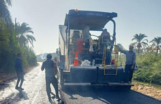 البحيرة رصف 13 طريق بتكلفة 72مليون جنيه 