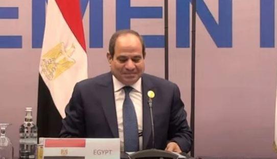 الرئيس السيسي: منطقتنا من أكثر مناطق العالم تضررا من تبعات تغير المناخ..فيديو