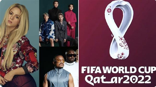 BTS وشاكيرا وBlack Eyed Peas يُغنون في افتتاح كأس العالم 