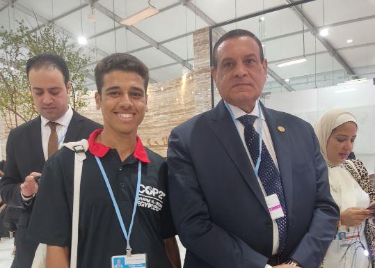 مشاركة متميزة لطلاب جنوب الوادي بقمة المناخ بشرم الشيخ
