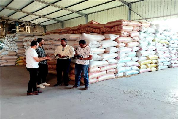 تموين البحيرة: ضبط 20 طن أرز شعير قبل بيعها في السوق السوداء
