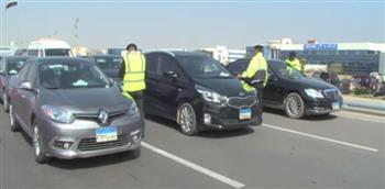 ضبط مئات المخالفات على الطرق السريعة فى 24 ساعة