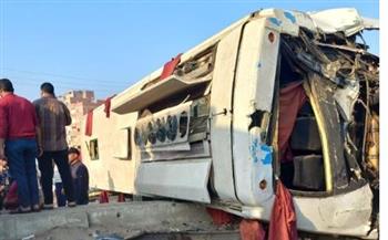   ننشر الصور الأولى لـ حادث اصطدام قطار بأتوبيس طلاب الشرقية