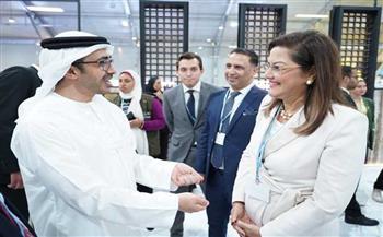 وزيرة التخطيط تلتقي وزير الخارجية الإماراتي على هامش Cop27
