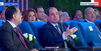 السيسى عن البناء العشوائى فى الدلتا: "هل هذا يرضى ربنا؟"