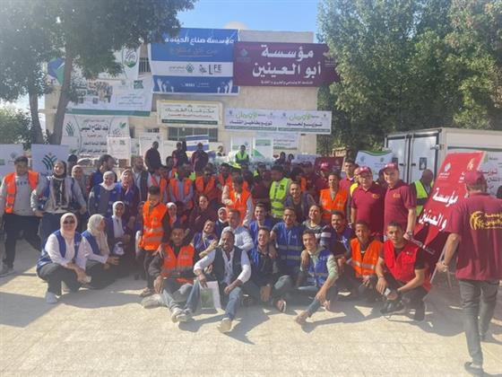 التحالف الوطني للعمل الأهلي يزور قرية الضبعية 