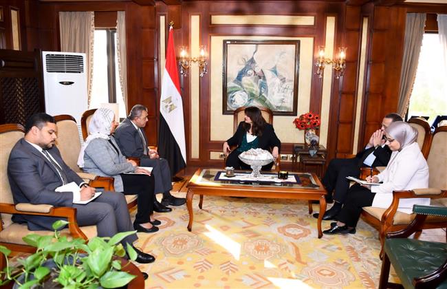 وزيرة الهجرة تستقبل قنصل مصر العام الجديد بفرانكفورت 