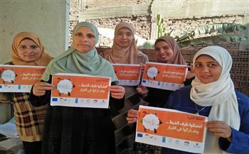   حملة التضامن الـ16 يومًا لمناهضة العنف ضد النساء والفتيات تواصل جولاتها الميدانية بالمحافظات
