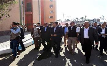   رئيس الوزراء يتفقد مساكن مدينة التوفيقية أحد مشروعات التطوير العمراني القائم بمحافظة السويس