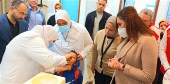 نائب محافظ البحيرة تفتتح الحملة القومية للتطعيم ضد مرض شلل الأطفال