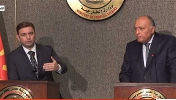   وزير الخارجية المقدوني: أجرينا مباحثات لدعم العلاقات مع مصر
