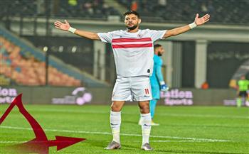 «شلبي» يمنح التقدم لصالح الزمالك أمام بيراميدز في الشوط الأول