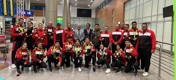 وزارة الرياضة تستقبل منتخب الكونغ فو بعد حصد 13 ميدالية في بطولة العالم