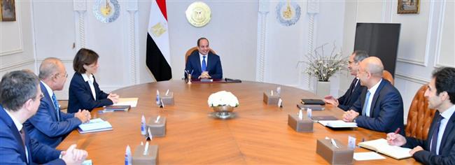 تفاصيل استقبال الرئيس السيسى للمدير التنفيذى لمجموعة أورانج العالمية للاتصالات