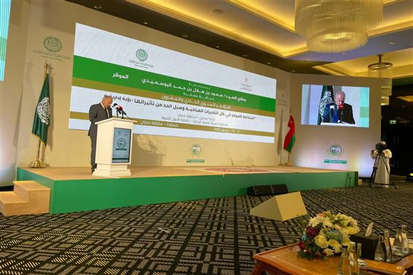 أبو الغيط يشارك في مؤتمر «استدامة الموارد في ظل التغيرات المناخية» في مسقط