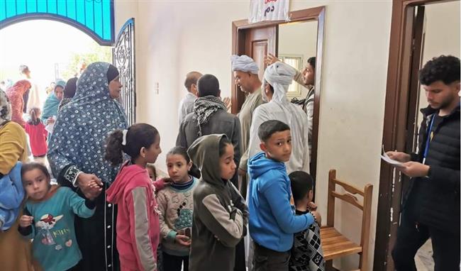 قافلة طبية مجانية بمركز شباب كفر الواق بحوش عيسي فى البحيرة