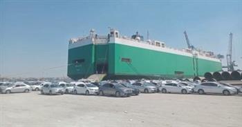   ميناء غرب بورسعيد يستقبل سفينة الرورو GMT ASTRO وعلى متنها 2118 سيارة