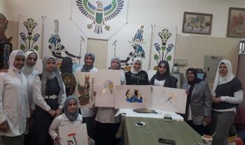 «الحضارة المصرية القديمة» محاضرة لتنمية ثقافة الطالبات الأثرية في الفيوم