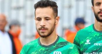 المصري يفتقد لاعبه حسن علي أسبوعين بعد إصابته بجزع في الرباط الصليبي