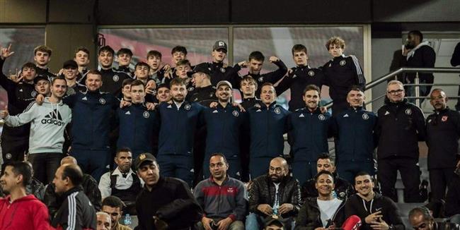 بعثة سبارتا براغ التشيكي تحضر مباراة الأهلي والاتحاد في الدوري الممتاز 