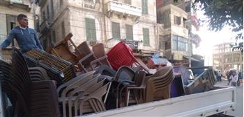 غلق 95 منشأة وضبط 4512 حالة إشغال متنوع بالإسكندرية 