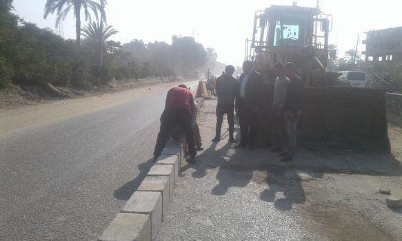 الوحدة المحلية تتابع الموقف التنفيذي لإنشاء كوبري الواسطى العلوي