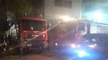 اندلاع حريق فى سيارة ملاكى على طريق الكورنيش ببنى سويف دون إصابات 