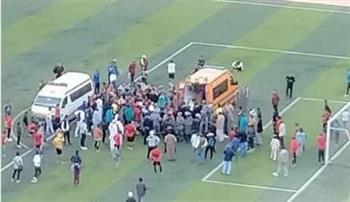 وفاة لاعب مطروح ابتلع لسانه بدورى القسم الثالث 